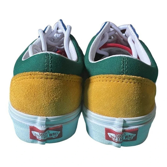 Vans Off The Wall Old Skool Womens Size 6.5 Mens 5 Multicolor Sneakers 500714 - Picture 3 of 12